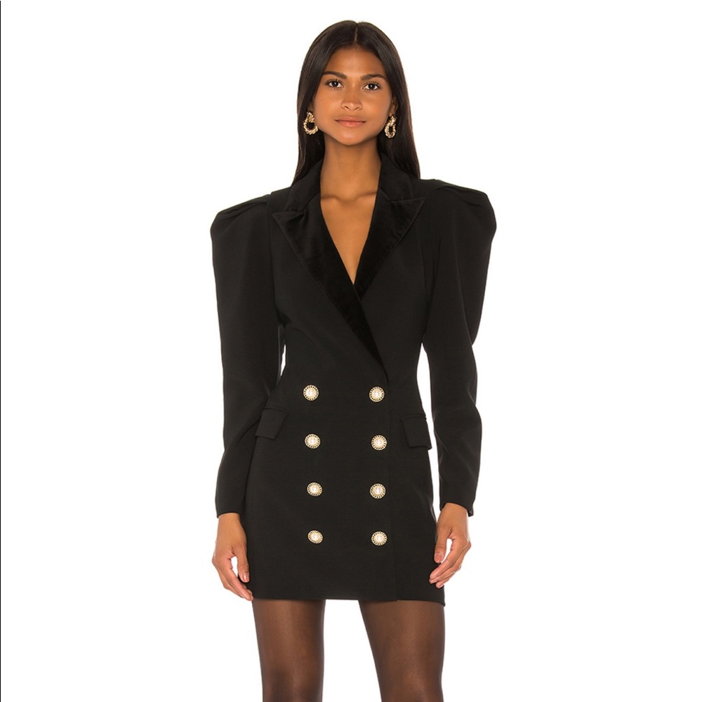 Ronny Kobo Mayaletta Blazer Dress